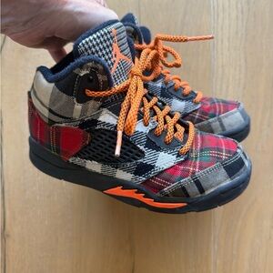 Jordan Kids Plaid Sneakers 12.5c